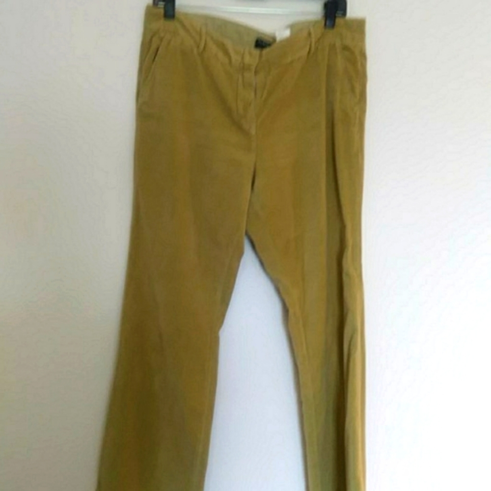 J crew womens business casual velour pants.